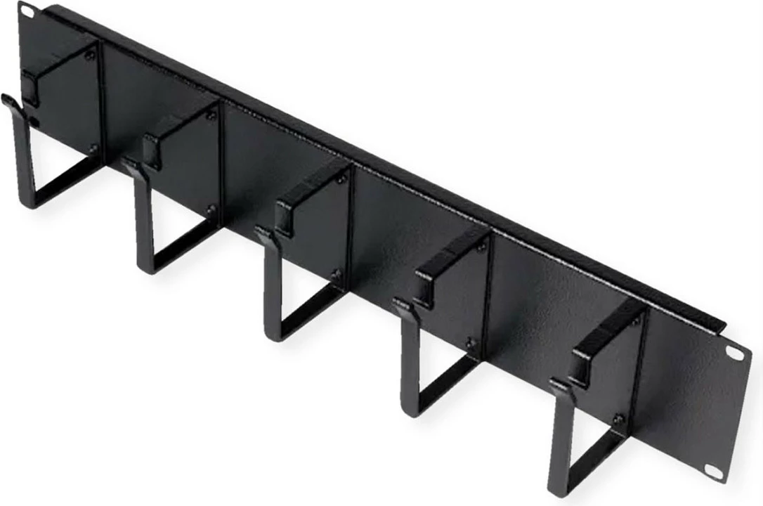 Panel menaxhimi kabllosh ROLINE 19", 2U, çelik, i zi
