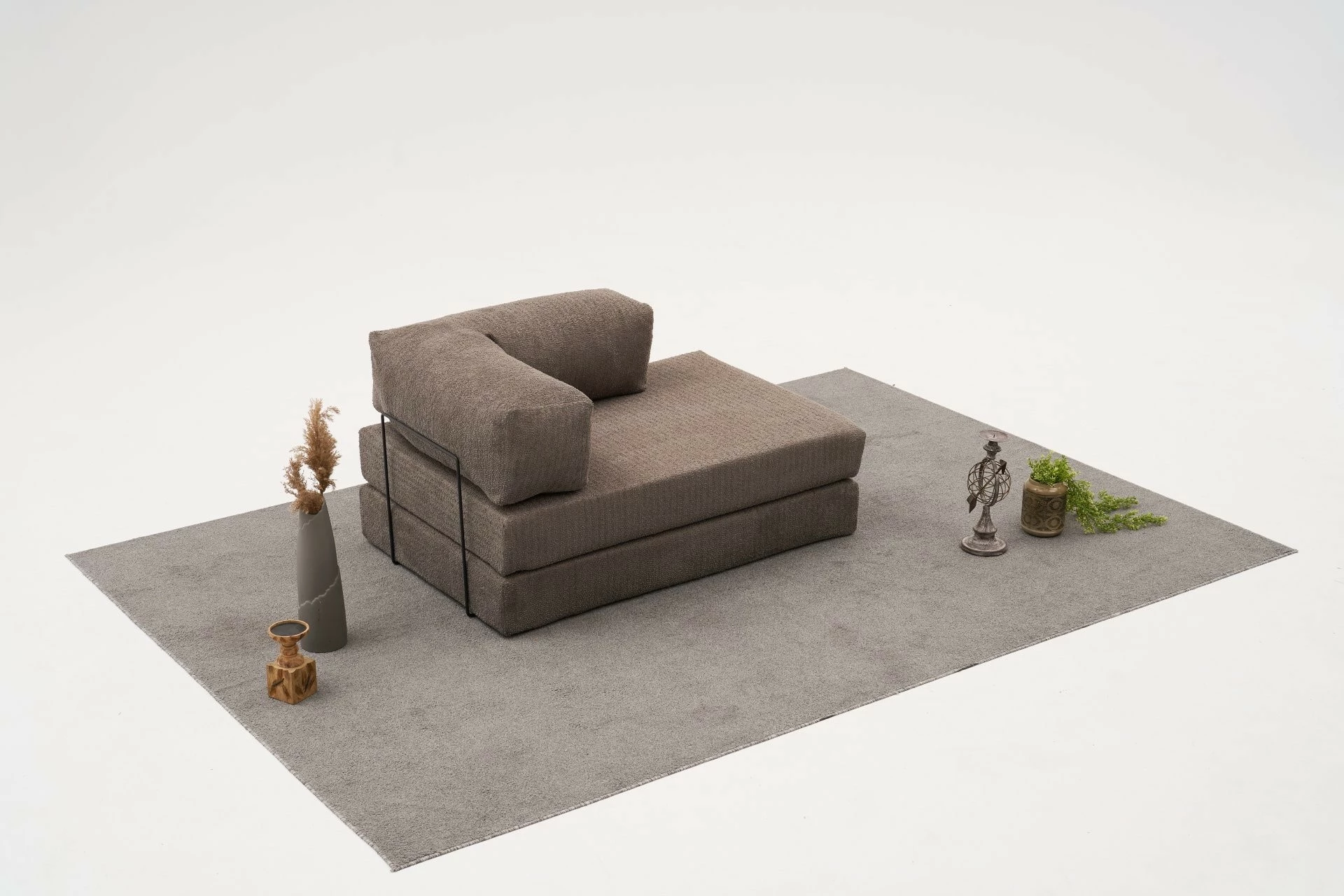 Divan 2-vendësh Atelier del Sofa, Comfort, ngjyrë gri v2