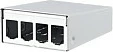 Kasë modulare METZ CONNECT 130861-0402-E, 4 porta, montim mur/desktop/DIN-rail, e bardhë