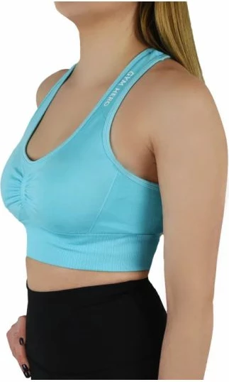 Top sportiv GymHero, Miami Cute, për femra, blu [Madhësia: S]