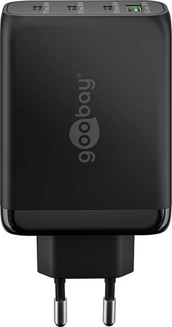 Karikues muri Goobay USB-C PD Multiport 100W, 3x USB-C, 1x USB-A QC, GaN, i zi