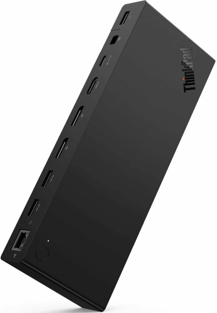 Stacion docking Lenovo ThinkPad USB4 Smart Dock 5500 40BC0135EU, 100W Power Delivery, HDMI/2x DisplayPort, Gigabit Ethernet, Eclipse Black