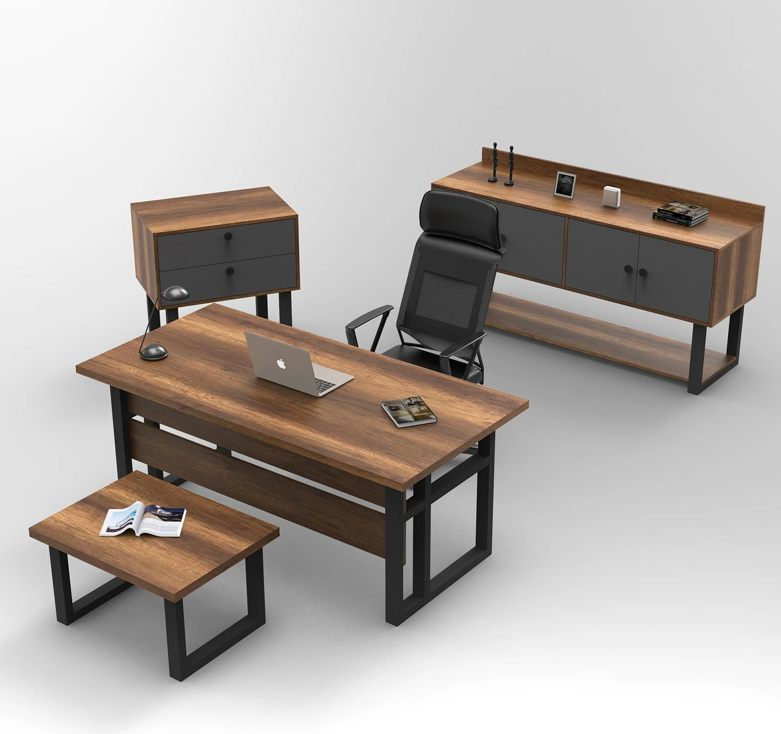 Set mobiljesh për zyre Skye Decor, Mn09-Ba