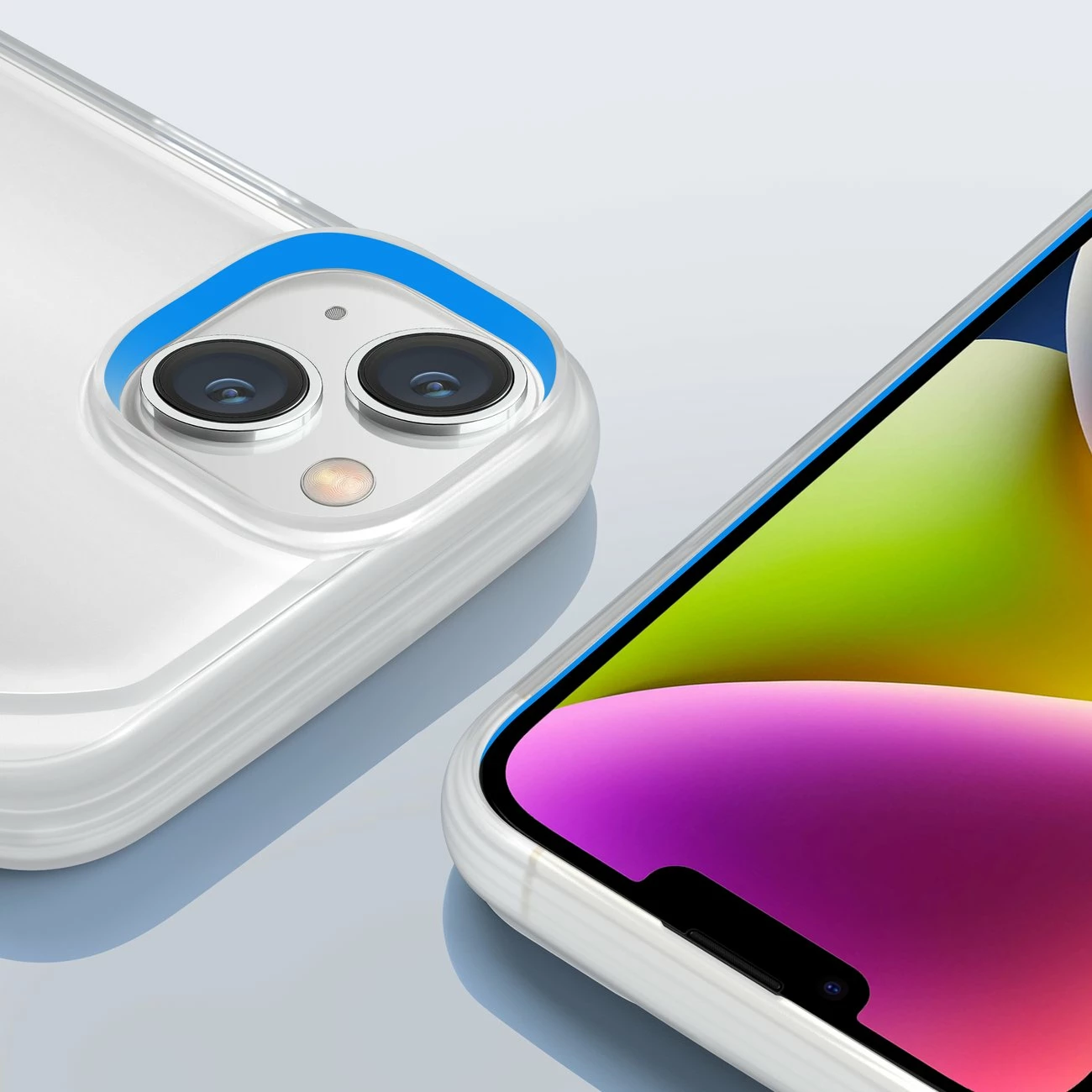 Mbështjellës Raptic X-Doria Slim për iPhone 14, transparent