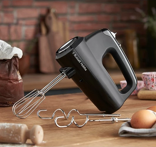Mikser dore Russell Hobbs 24672-56, 350W, 5 shpejtësi, Turbo, i zi