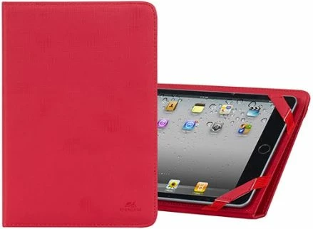 Mbështjellës me stand për tablet RIVACASE 3217, 10.1", mbyllje magnetike, e kuqe