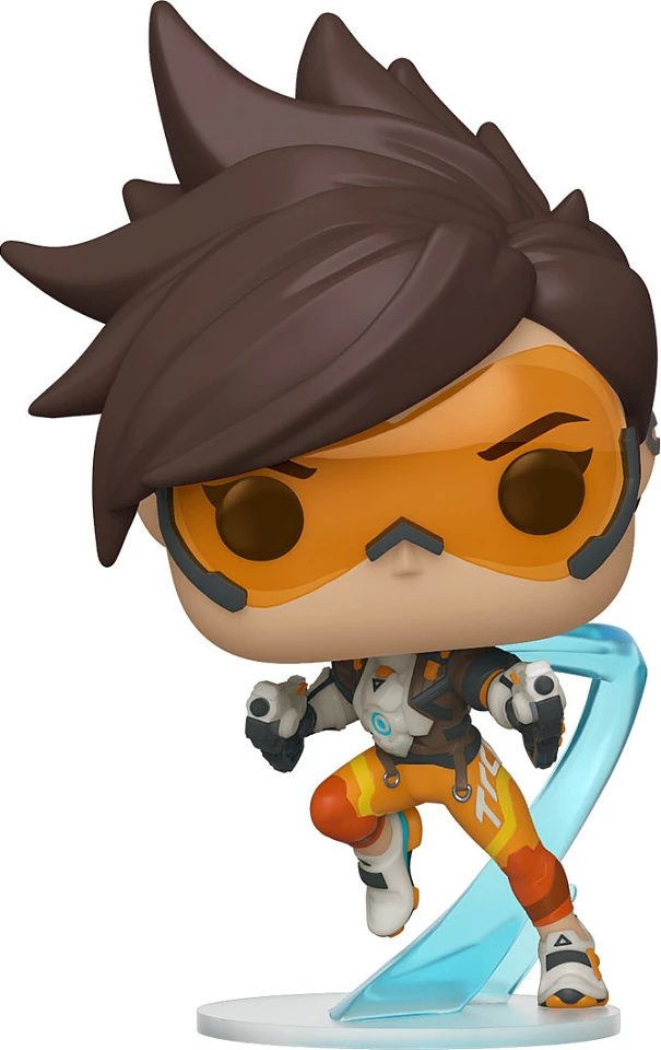 Figurinë Funko Pop! Overwatch Tracer, PVC, portokalli/bardhë
