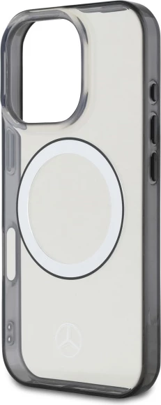 Mbështjellës Mercedes MagSafe për iPhone 16 Pro, Transparent