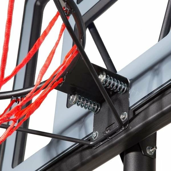 Kosh basketbolli Nils Extreme ZDKA21 i rregullueshëm 2.3-3.05 m, tabelë 110x75 cm, diametër unaze 45 cm, e zezë