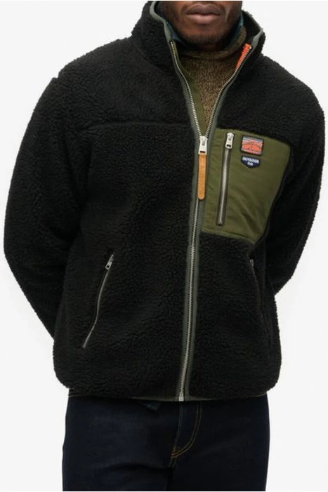 Jakne Superdry për meshkuj, e zezë