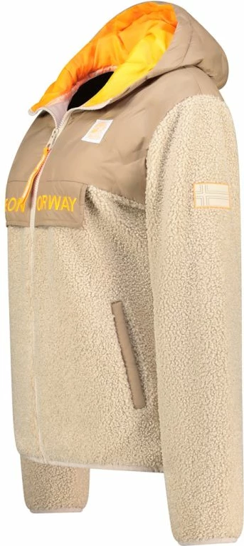Fleece për femra Geographical Norway Techic Fz, bezhë