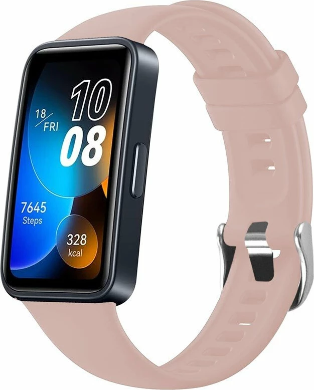 Rrip silikoni Fixed FIXSSTB-1183-PI për Huawei Band 8/9/10, rozë, 1 copë