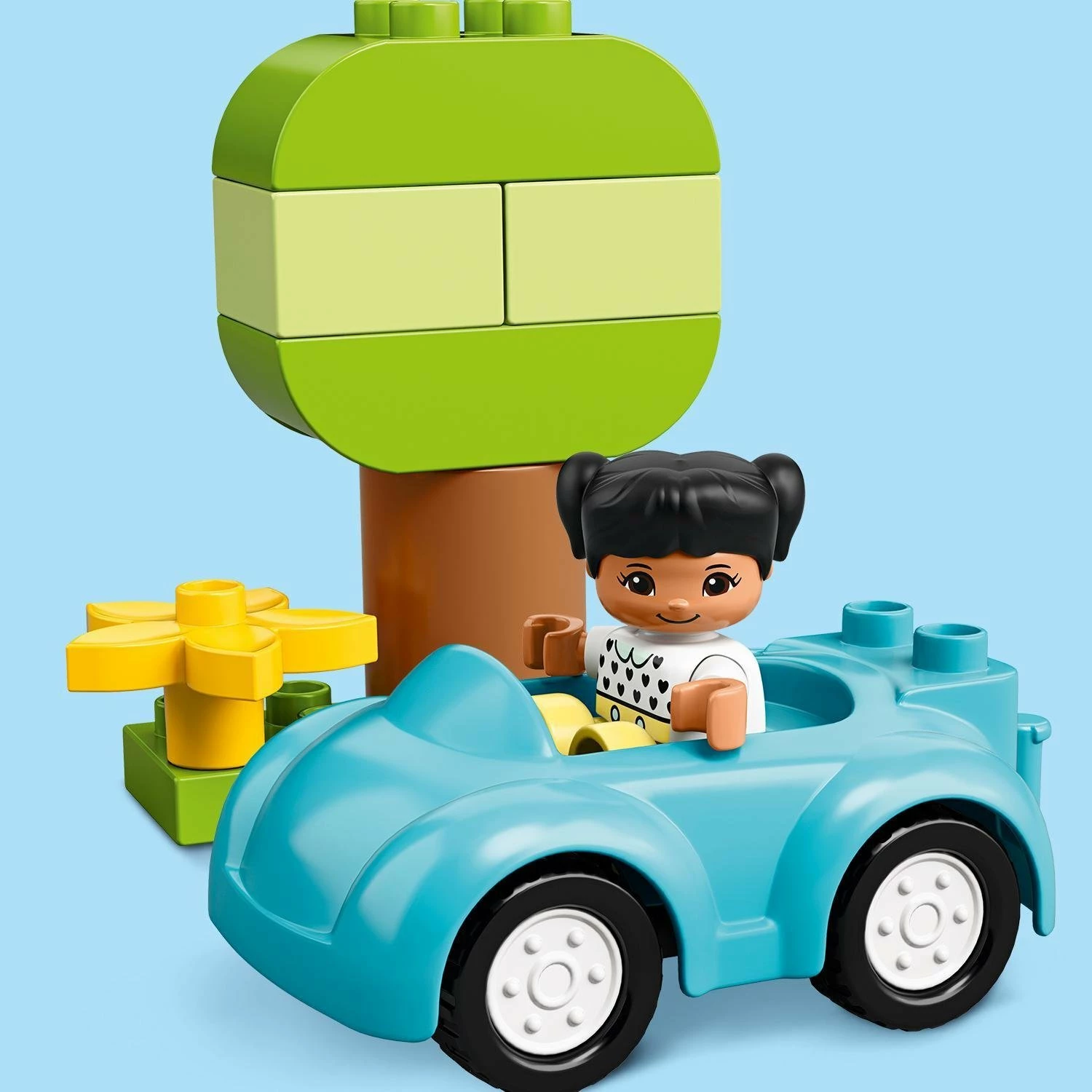 Set blloqe LEGO DUPLO Brick Box 10913, 65 copë, kuti ruajtëse, jeshile