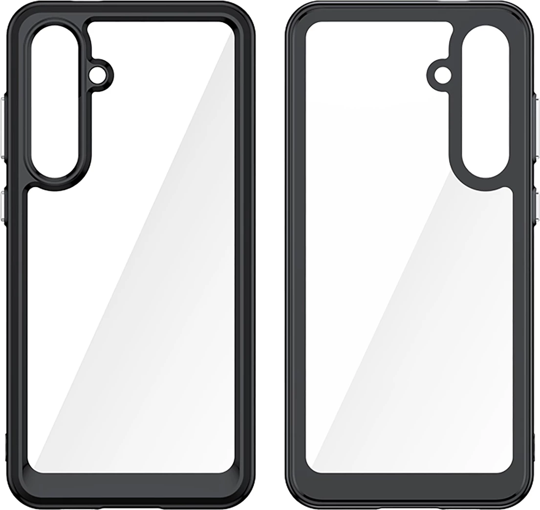 Mbështjellës Hurtel Outer Space Case për Samsung Galaxy S24 FE, TPU/PC, i zi