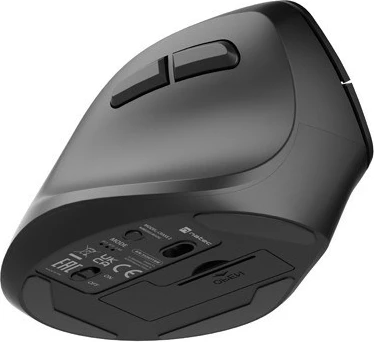 Maus vertikal pa tela Natec Crake 2, për të majtë, 2400 DPI, Bluetooth 5.2 + 2.4GHz, i zi