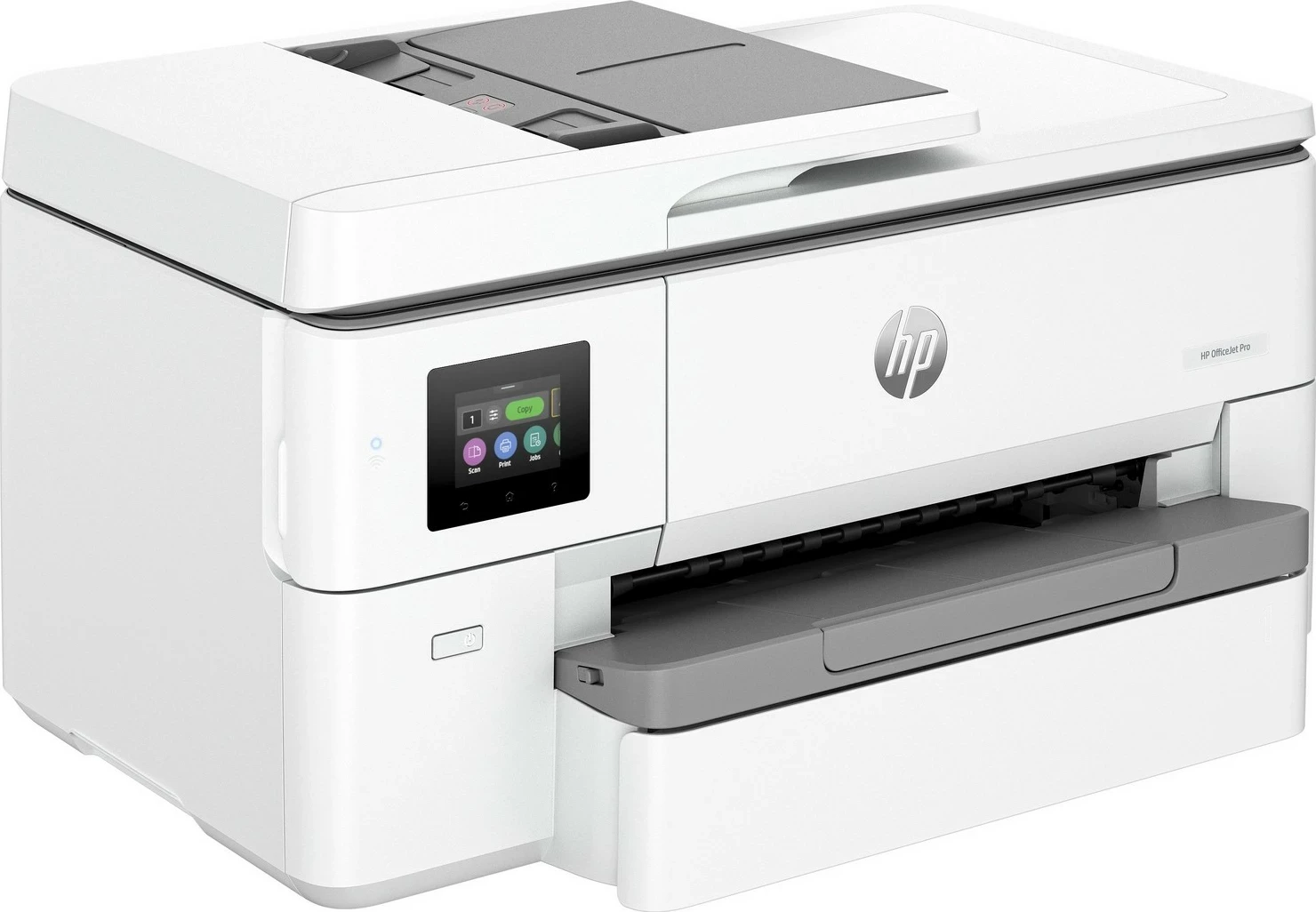 Printer HP OfficeJet Pro 9720e, WiFi, A3, Duplex, AirPrint, Instant Ink, HP+, bardhë-gri