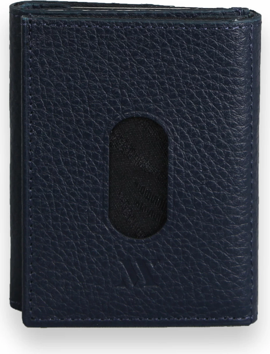 Portofol lëkure, ngjyrë navy blue, Zoozie Bags, 4489