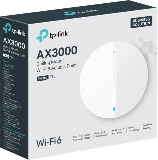 Access point TP-Link Festa F65, WiFi 6, 3000 Mbit/s, 2.4/5 GHz, i bardhë