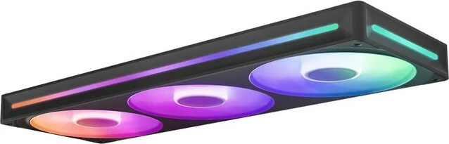 Ventilatorë RGB për kasë kompjuteri NZXT F360 Core, 3x120mm, i zi