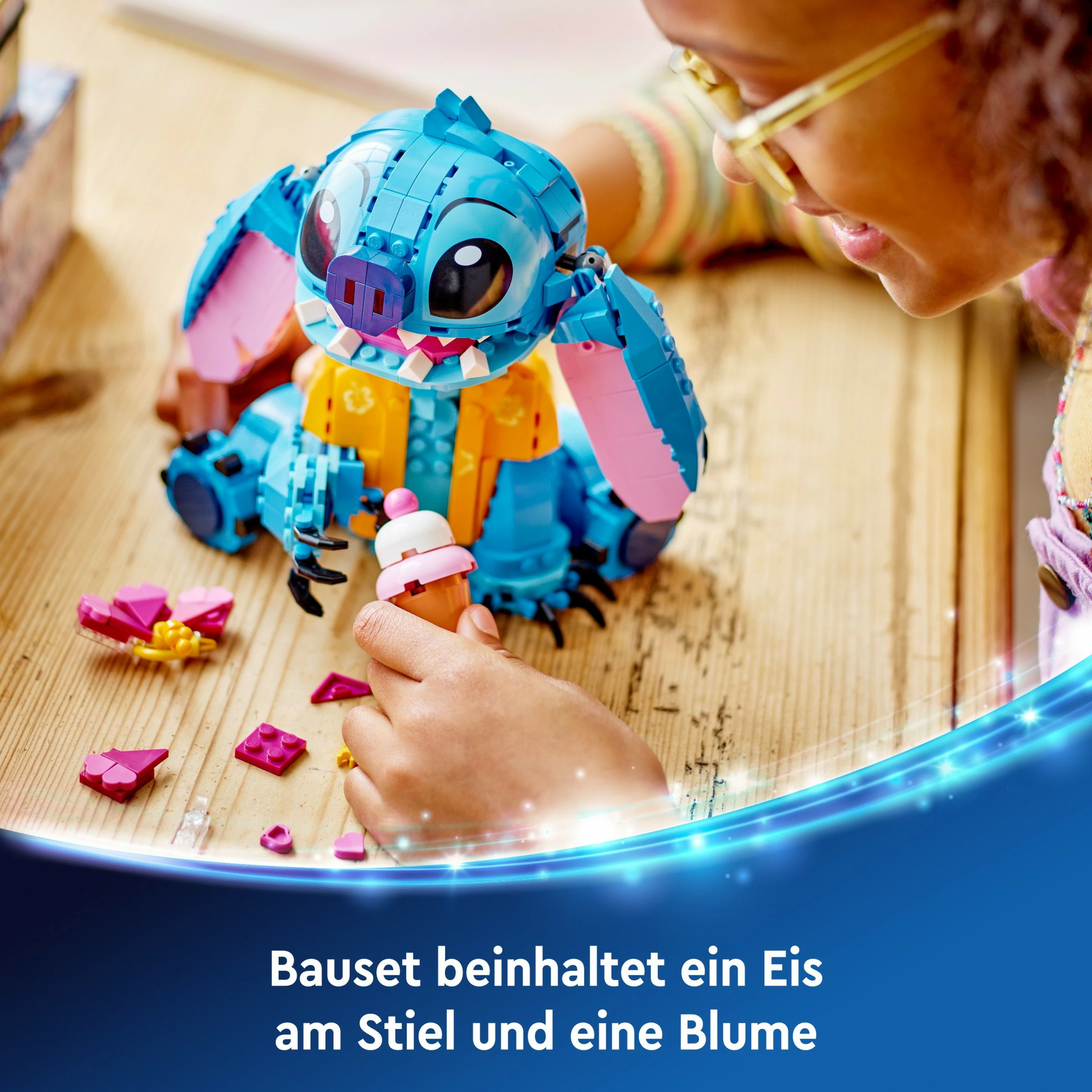 Set ndërtimi LEGO Stitch, 9 vjeç e lart, Plastikë, 730 pjesë, shumëngjyrësh
