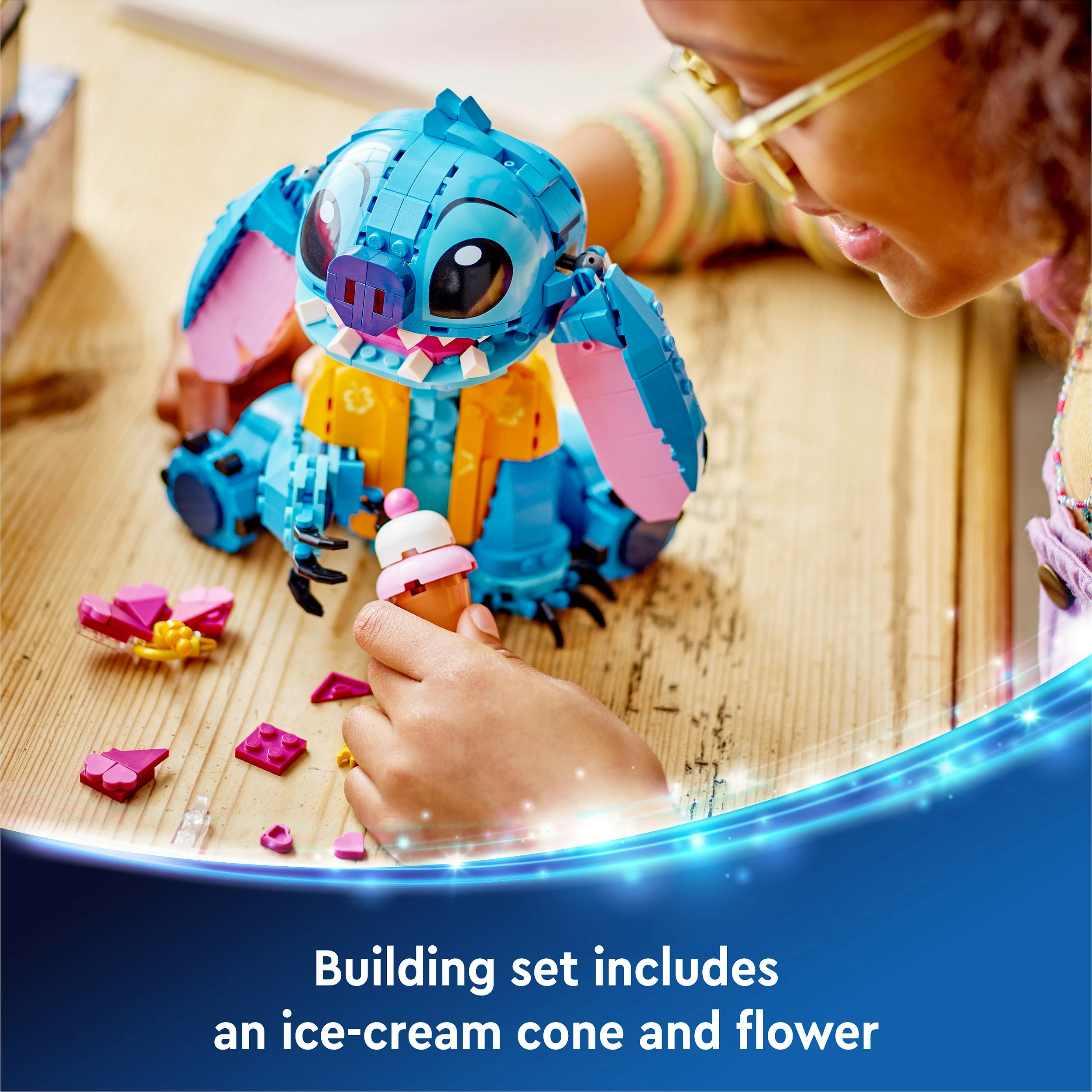 Set ndërtimi LEGO Stitch, 9 vjeç e lart, Plastikë, 730 pjesë, shumëngjyrësh