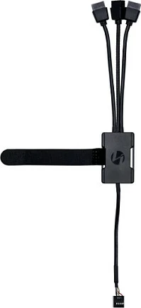 Konvertues USB Lian Li, 1 në 3 USB, i zi