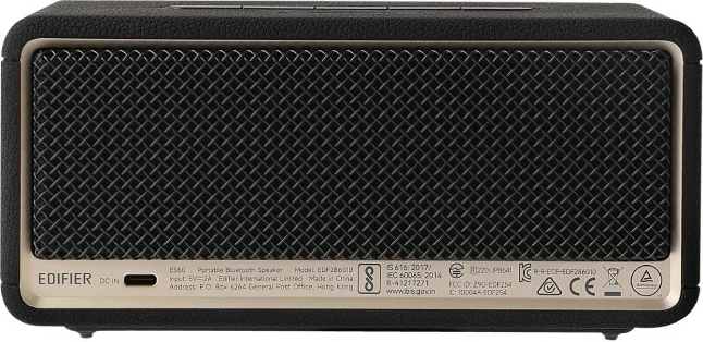 Altoparlant portativ Edifier ES60 TCODE, Bluetooth, 9 orë, i zi