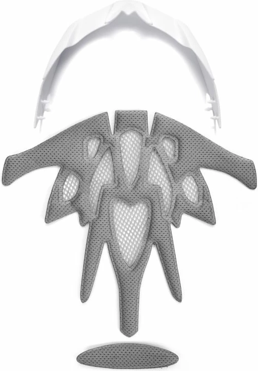 Helmetë biçiklete Meteor Ovlo L, e bardhë/mint