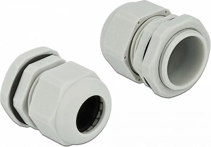 Glandë kablli DeLOCK PG21, IP68, për kabllo 18 mm, 10 copë, gri