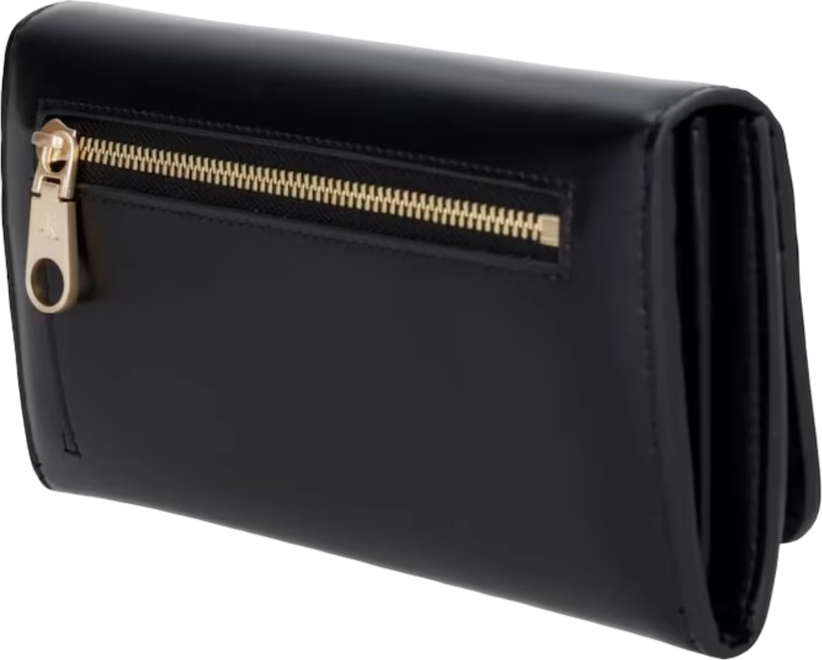 Portofol i gjatë për femra Calvin Klein LV04F1224G, i zi