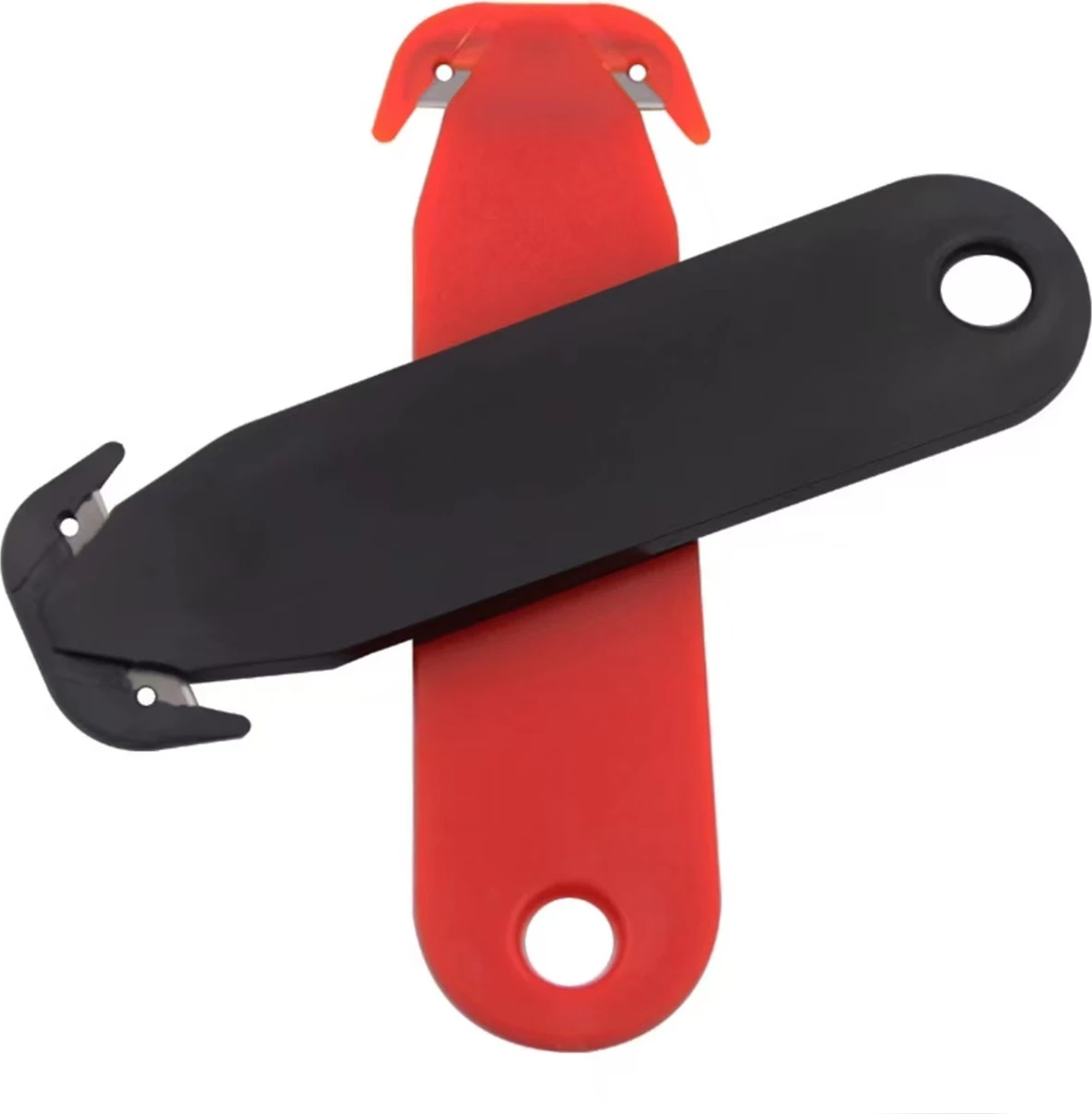 Thikë për hapje kutish Hurtel, plastikë/çelik, e zezë