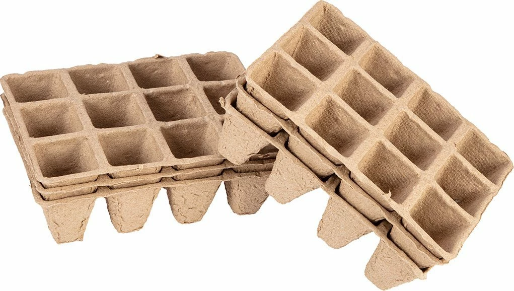 Tabakë fidanishte Verto Small 3x4 (12 vrima) 16 x 12 x 4.5 cm, set 5 copë