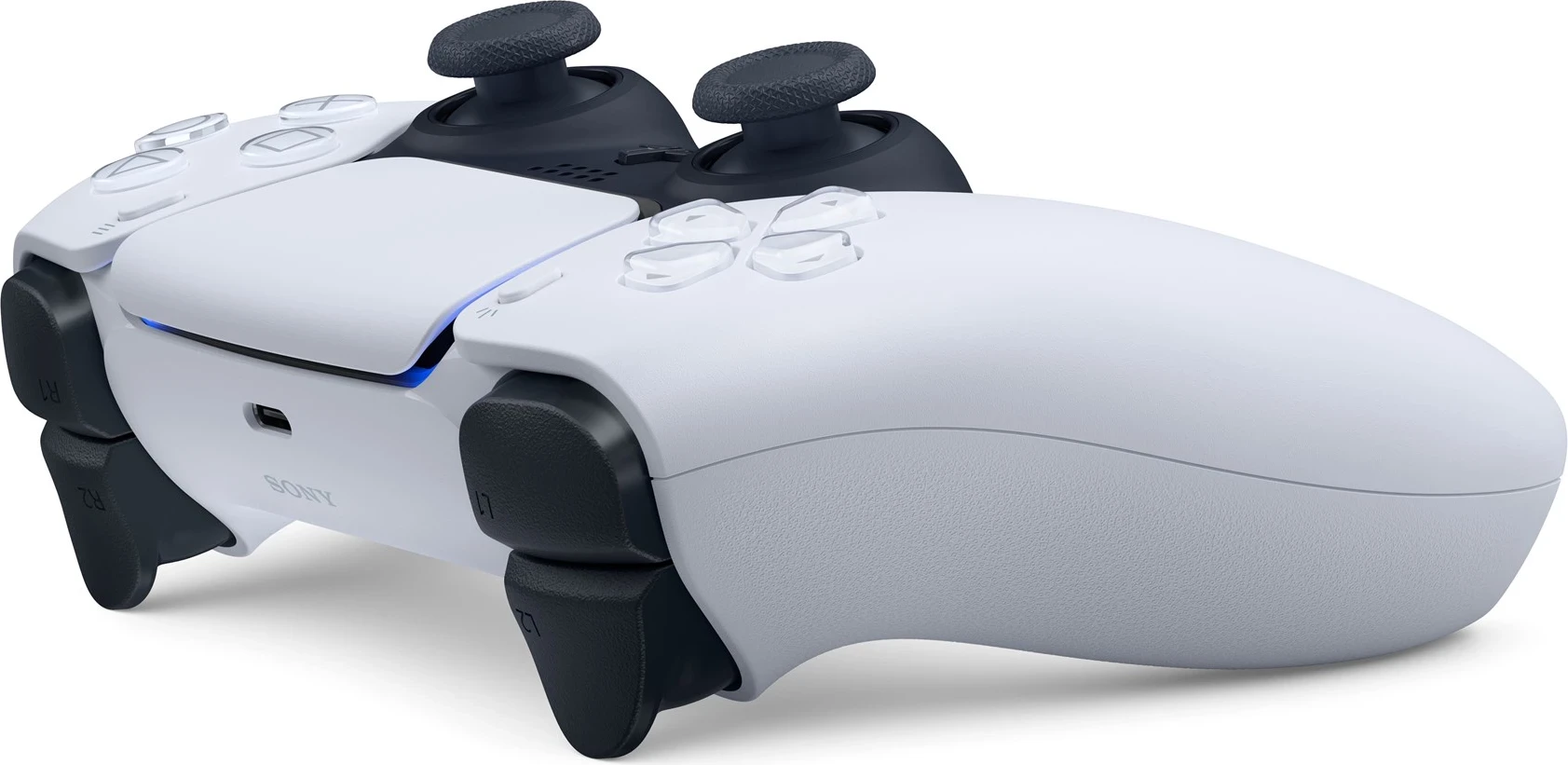 Kontrollues lojërash Sony DualSense për PlayStation 5, Bluetooth/USB, i Zi dhe i Bardhë 4