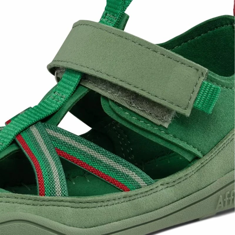 Sandale për fëmijë Affenzahn, të gjelbra