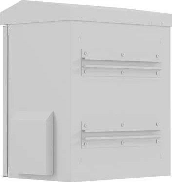 Kabinet rack LANBERG 10" 3U IP55, montim në mur, 320x220x400, gri