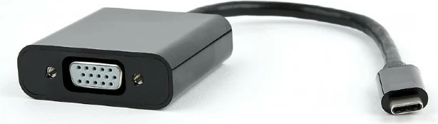 Adapter USB-C në VGA Gembird AB-CM-VGAF-01, 15cm, i zi
