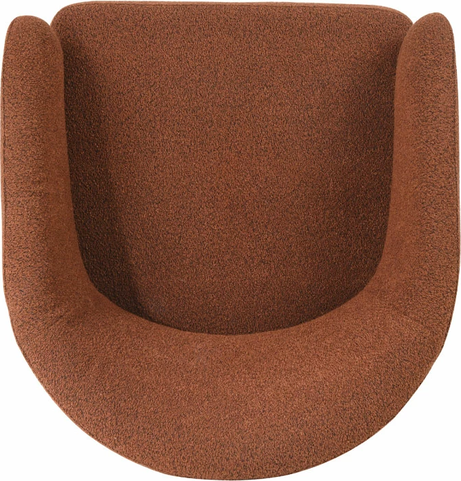 Karrige e ulët Moritz, ngjyrë terrakote, 73x72x75