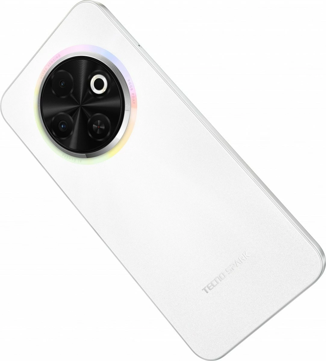 Celular TECNO Spark 30C, 8GB RAM, 256GB, Orbit White me set aksesorësh