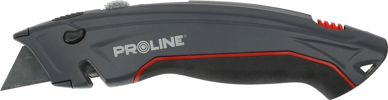 Thikë prerëse PROLINE 30321, teh i ndërrueshëm 60 mm, me 3 tehe rezervë, zi/kuqe