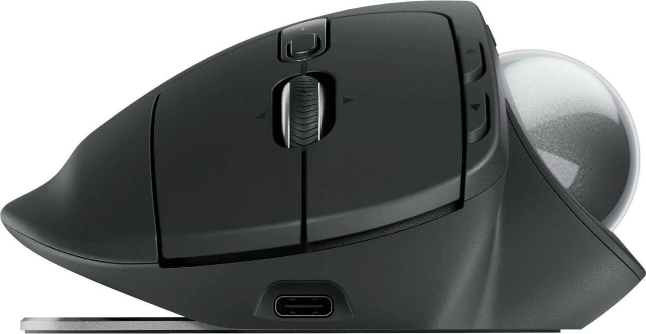 Maus Logitech Master Series MX Ergo S, Wireless, Trackball, Grafit