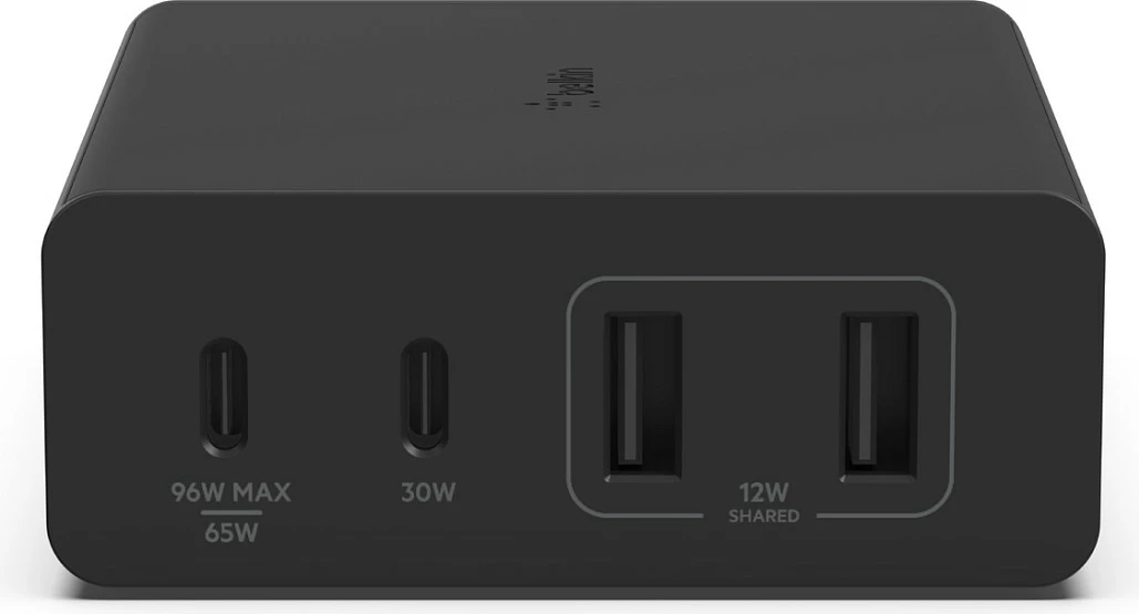 Karikues Belkin WCH010vfBK, 108 W, 2 Type-C, iPhone/Galaxy, zi