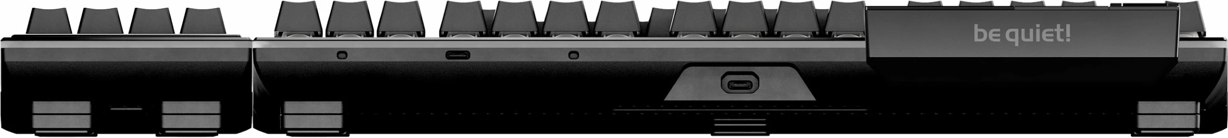 Tastierë mekanike be quiet! Dark Mount BT002US, US QWERTY 100%, switch Silent Tactile, RGB, hot-swap, USB-C, me wrist rest, e zezë