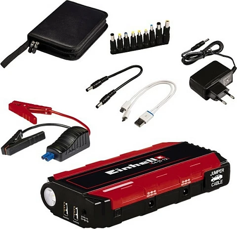 Booster baterie Einhell CE-JS 12, 11000 mAh, LiPo, e zezë/kuqe