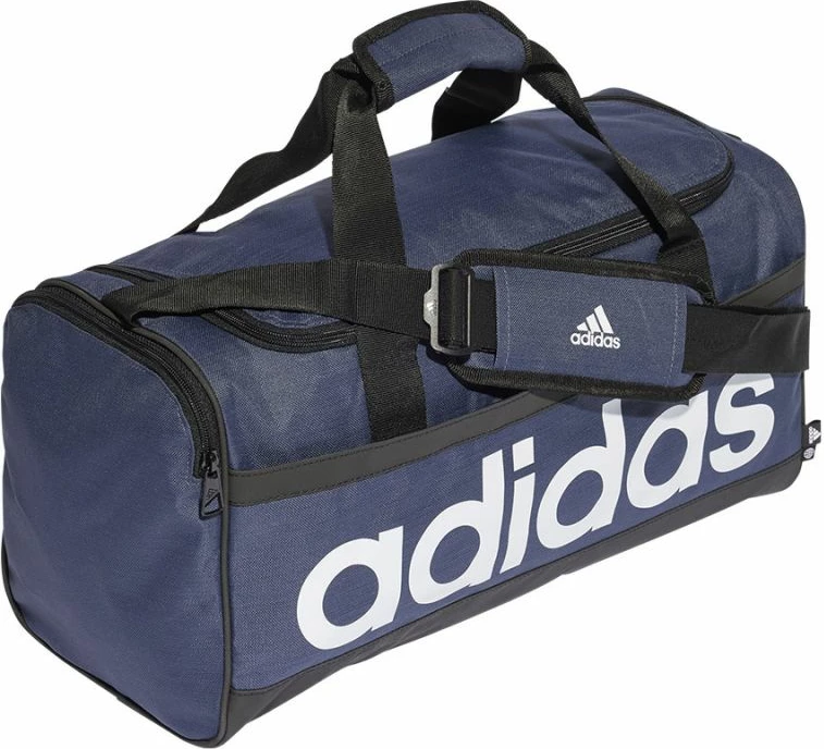 Çanta adidas Linear Duffel për meshkuj dhe femra, blu marine