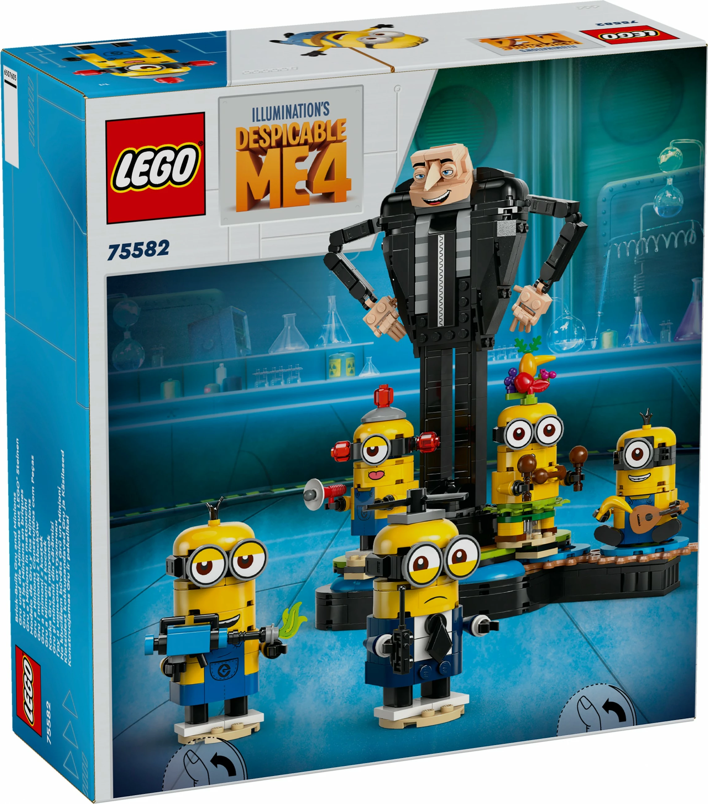 Set ndërtimi LEGO Alien Conquest Brick-Built Gru dhe Minions, 839 pjesë, 948 g