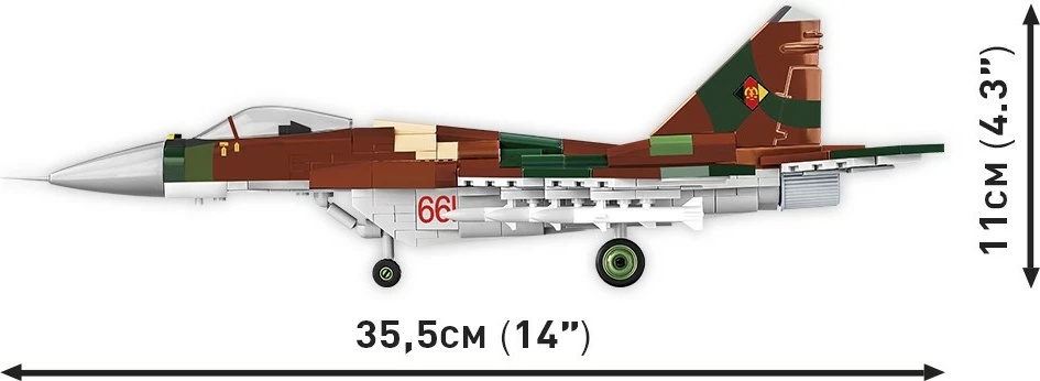 Set blloqe Cobi Klocki MiG-29 Armed Forces, 545 pjesë, Kamuflazh