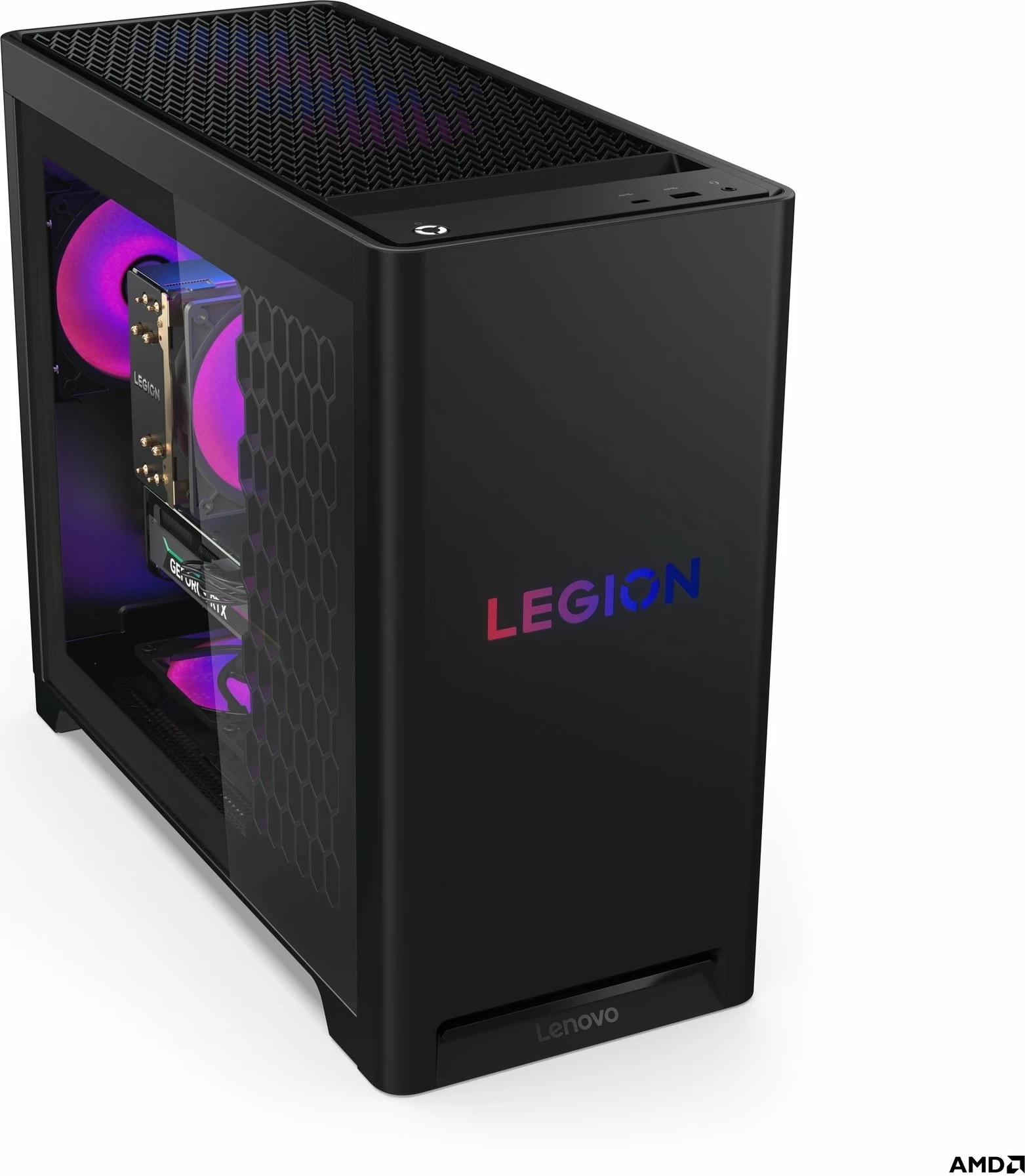 Kompjuter desktop gaming Lenovo Legion T5 30AGB10, Ryzen 7 7700X, 32 GB DDR5 RAM, RTX 5070 Ti 16 GB, SSD 2 TB M.2 PCIe, Windows 11 Home, i zi
