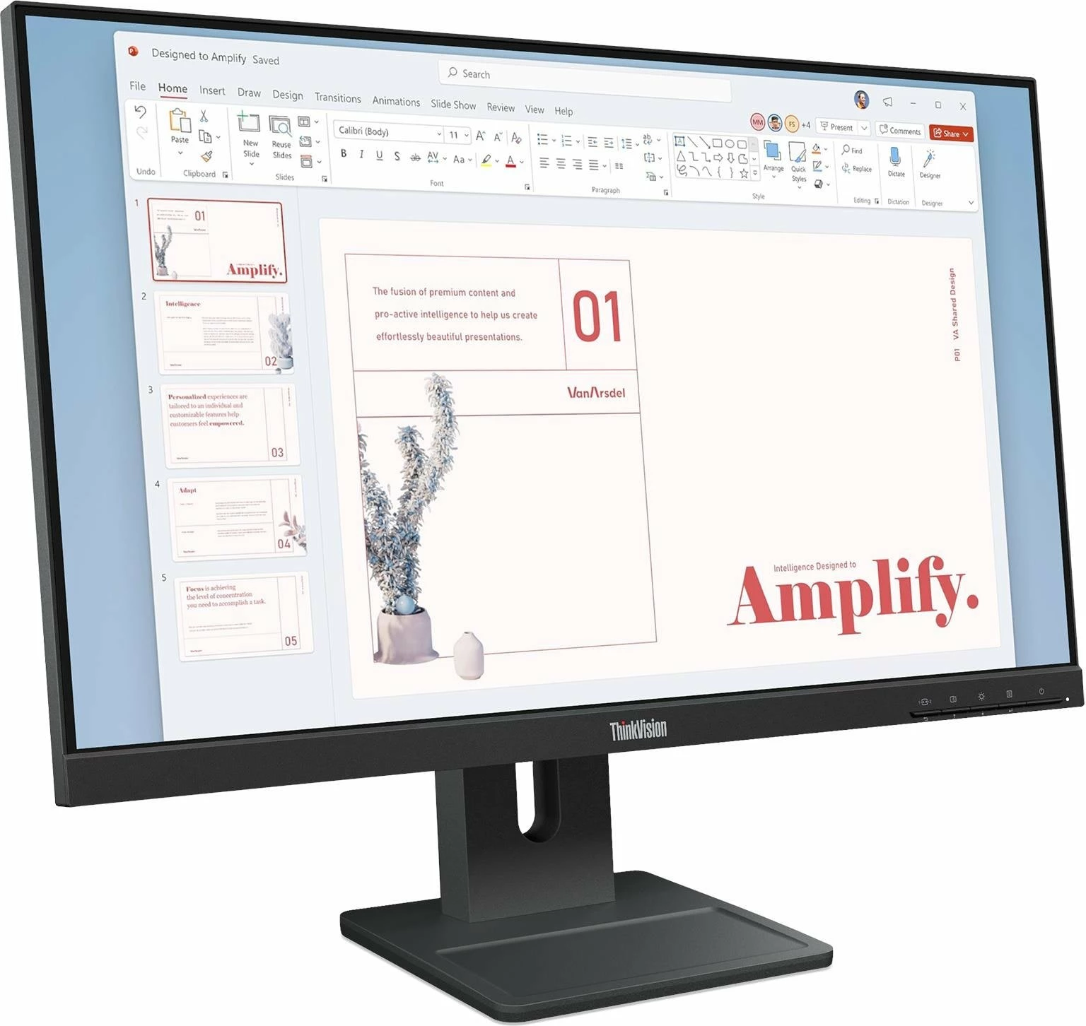 Monitor Lenovo ThinkVision E24-40 23.8" IPS Full HD 100Hz HDMI/DP/VGA, i zi
