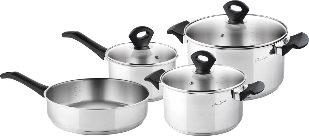 Set tenxhere Lamart LT1110, 7 pjesë, argjendtë