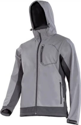 Xhaketë softshell me kapuç LAHTI PRO LPKS2XL, XL, e bardhë